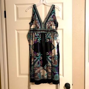 Empire Paisley Dress